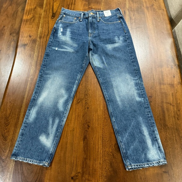 New! J. Crew Slouchy Boyfriend Jeans in Barn Wash Size 27 - Picture 2 of 10